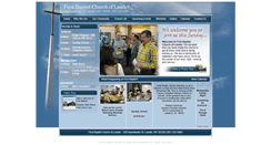 Desktop Screenshot of firstbaptistlander.org